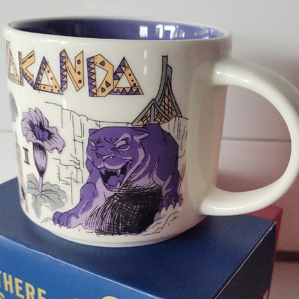 Starbucks 2023 Marvel Wakanda 14oz. Mug Discontinued Been There Collection
